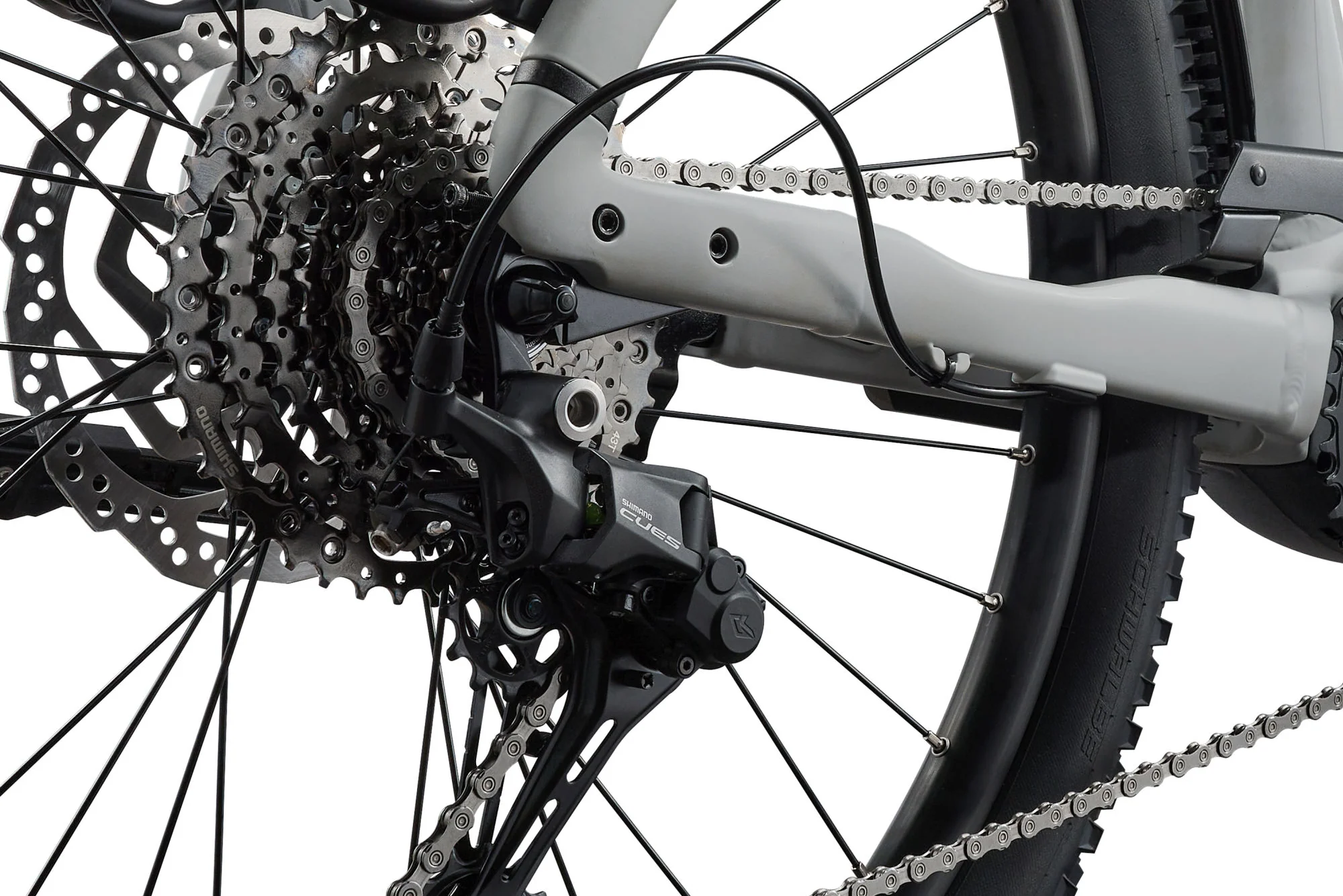 Giant AnyTour X E+ 3 Electric Bike - Good Gray - Image 3