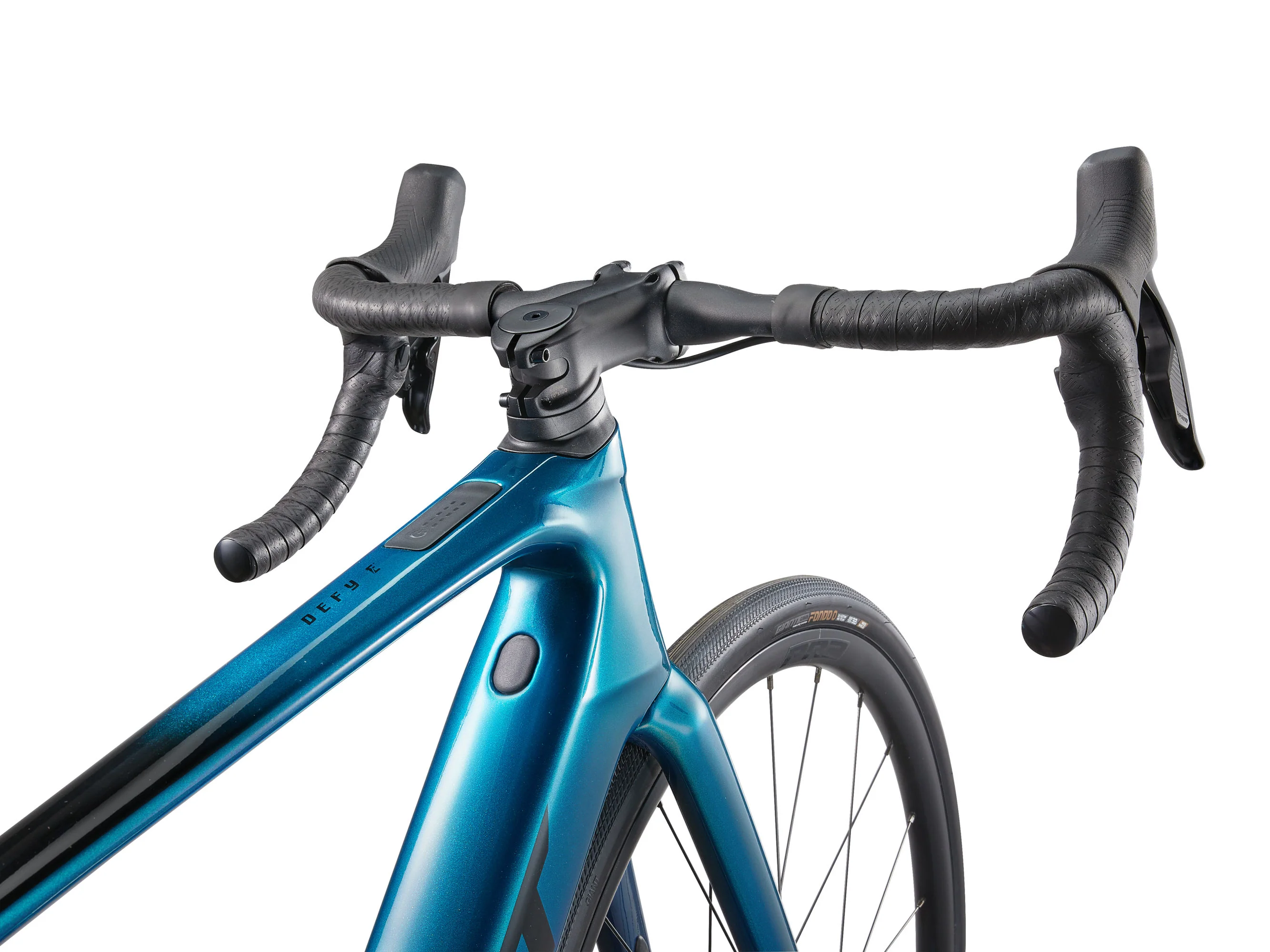 Giant Defy Advanced E+ Elite 2 E-Bike - Sea Sparkle - Image 4