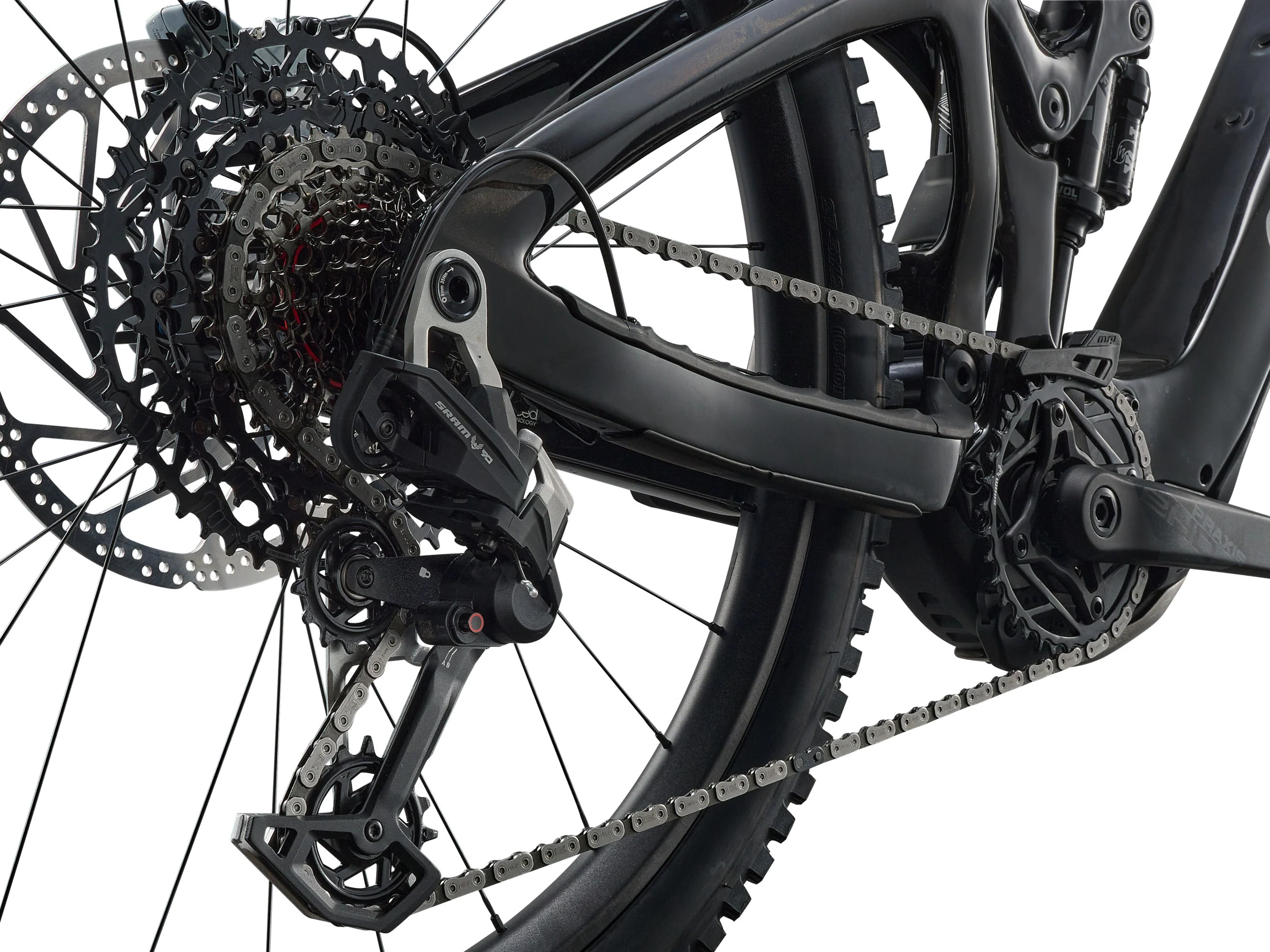 Giant Reign Advanced E+ 1 Mountain Bike - Mercury/Carbon Smoke - Image 5