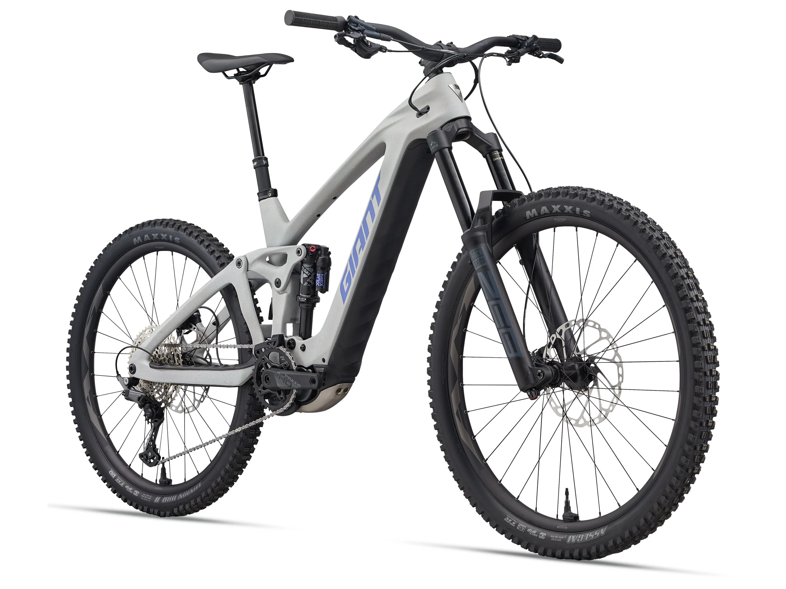 Giant Reign Advanced E+ 2 Mountain Bike - Moon Dust - Image 2