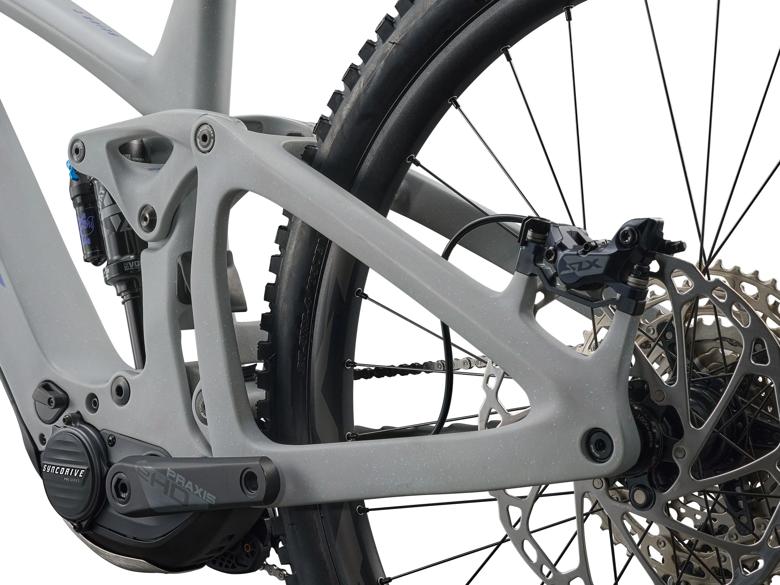 Giant Reign Advanced E+ 2 Mountain Bike - Moon Dust - Image 3
