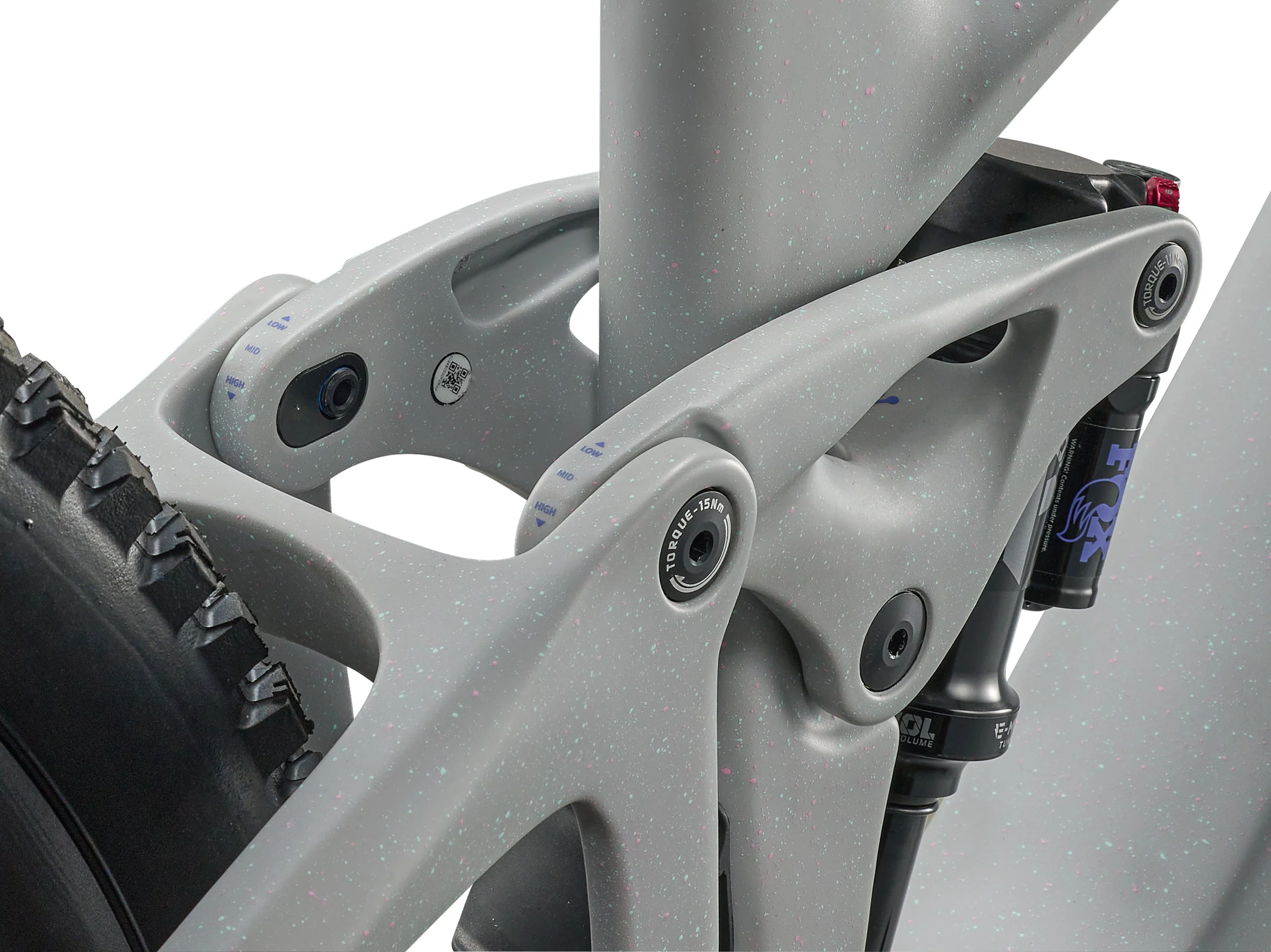 Giant Reign Advanced E+ 2 Mountain Bike - Moon Dust - Image 5