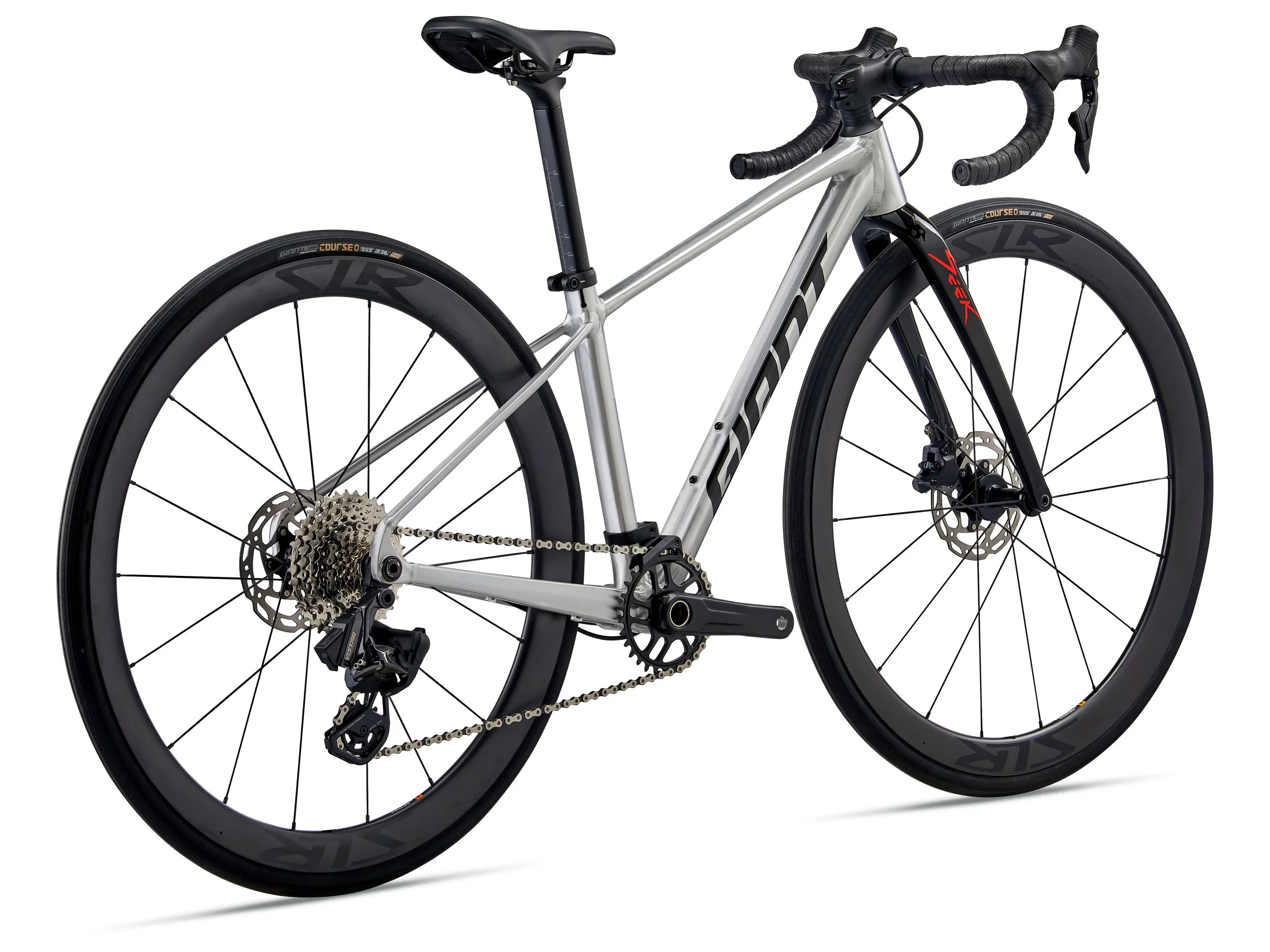 Giant Seek 1 Youth Road Bike - Raw Aluminum - Image 3