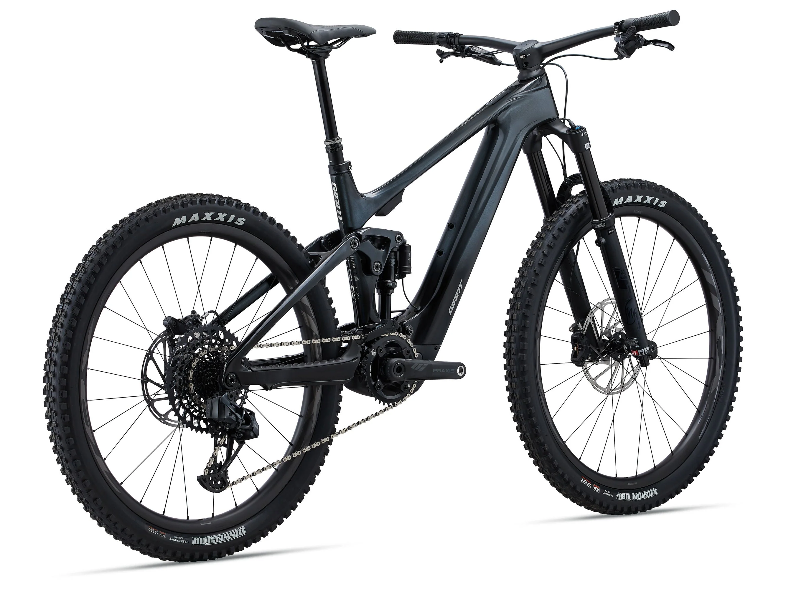 Giant Trance X Advanced E+ 1 - Gunmetal Black/Black - Image 3