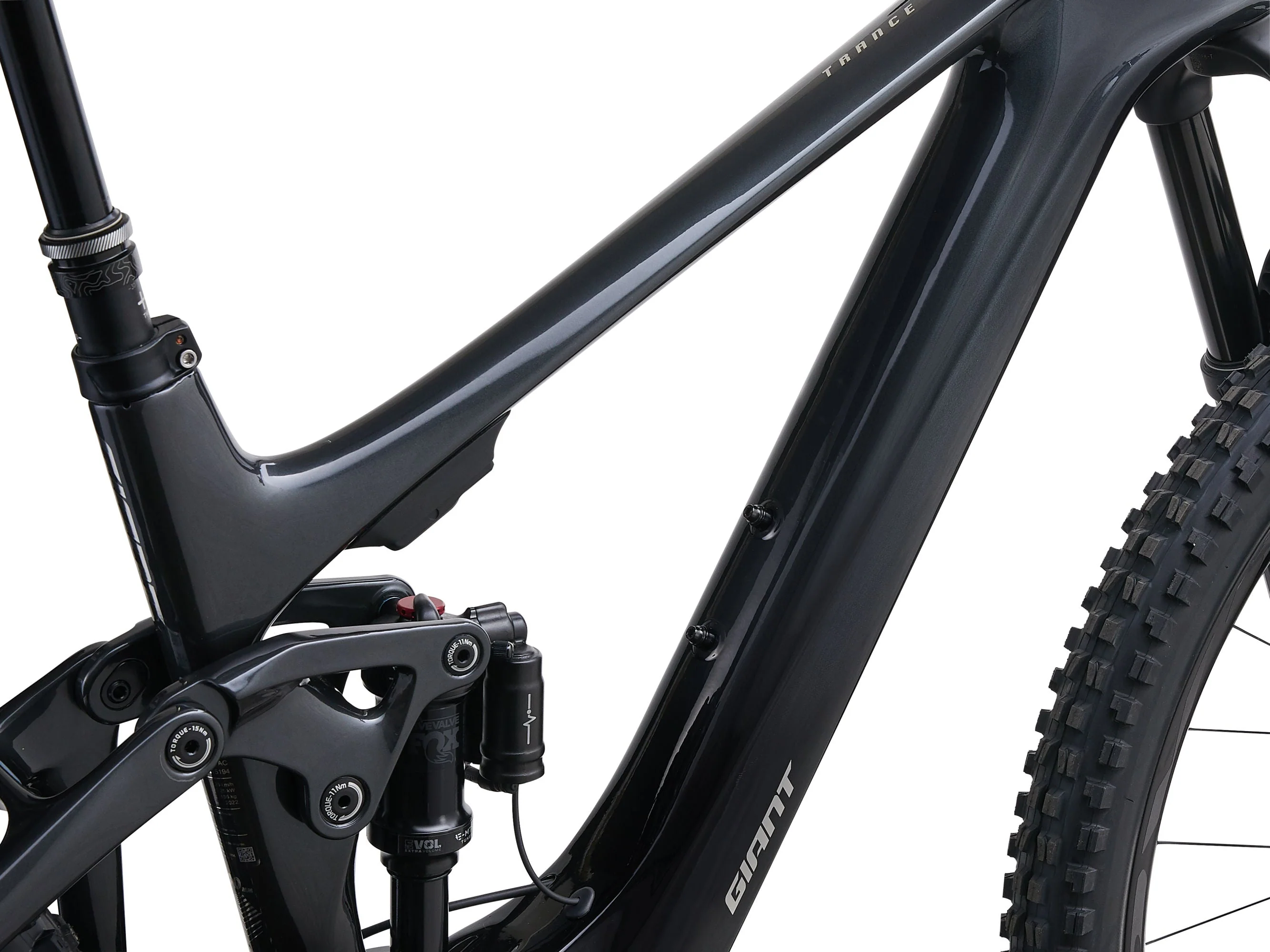 Giant Trance X Advanced E+ 1 - Gunmetal Black/Black - Image 4