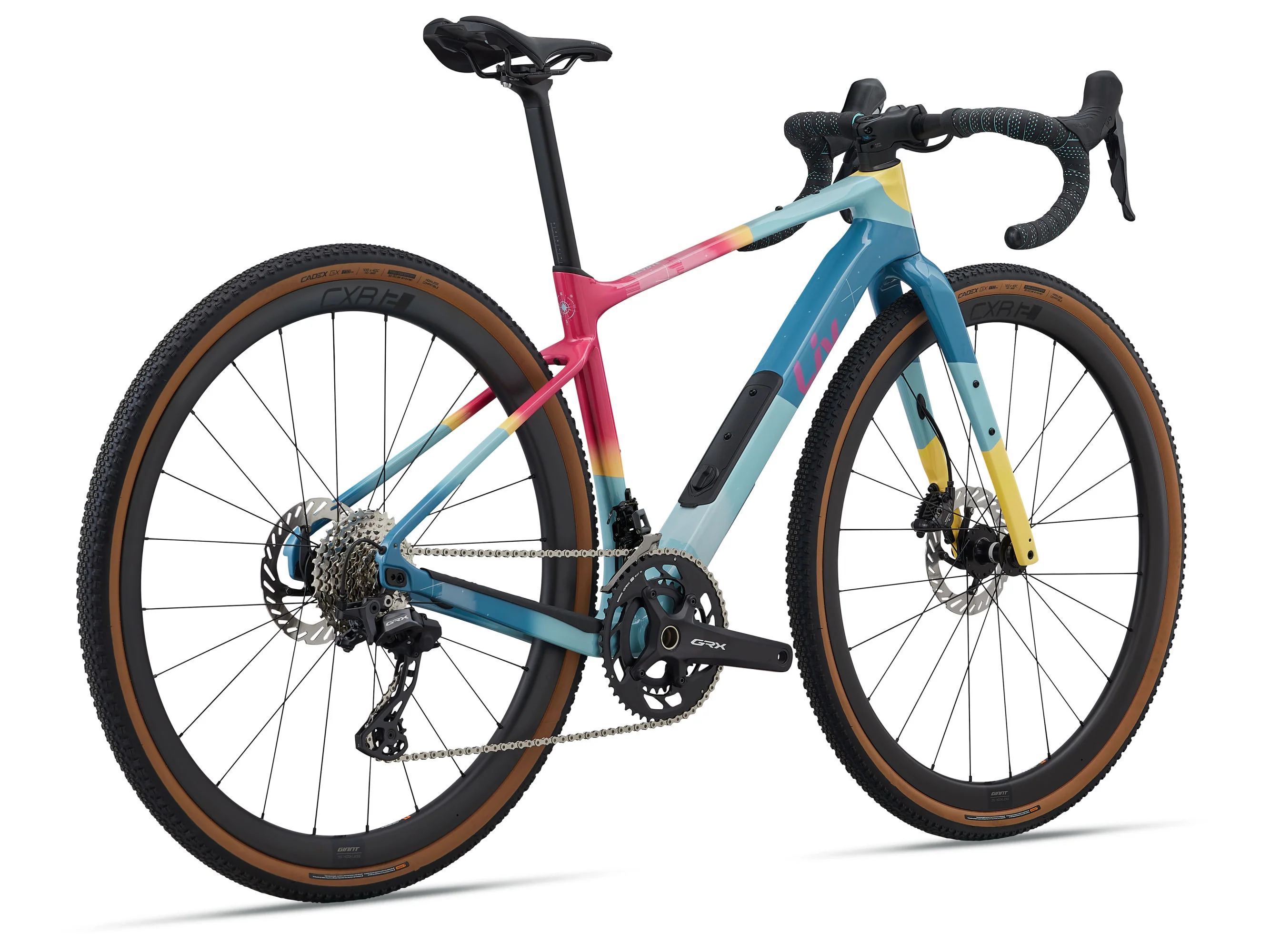 Liv Devote Advanced 0 SE Gravel Bike - Tropical Collage - Image 3