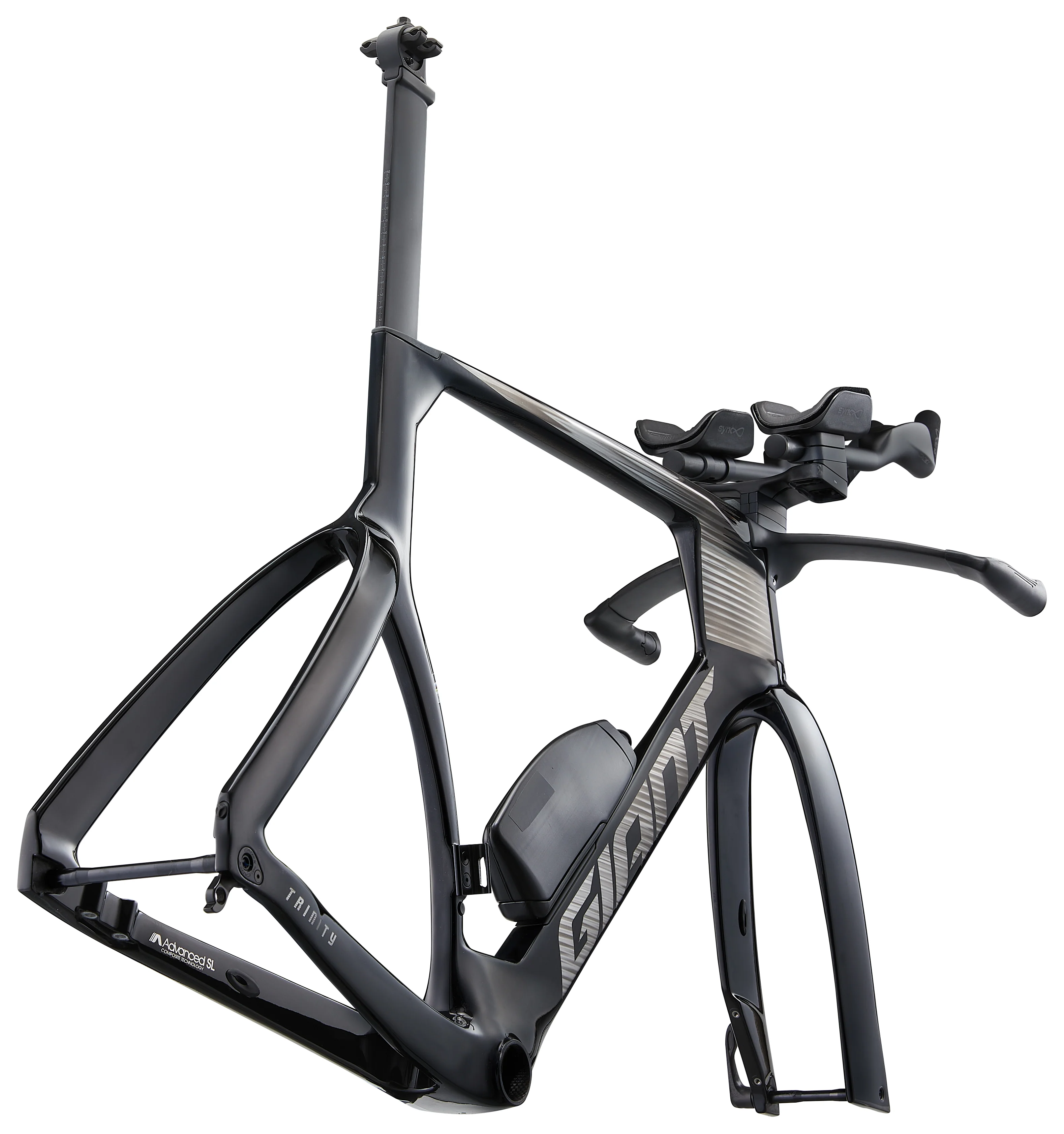 Trinity Advanced SL TT Frameset - Carbon/Chrome - Image 5